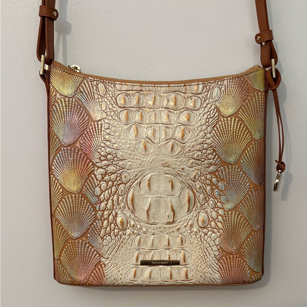 Brahmin Multicolor Embossed Shoulder Bag - Picture 2 of 10